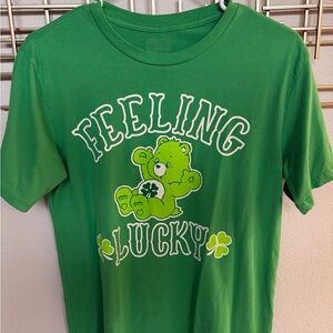 🍀 Adorable St. Patrick’s Day Care Bears Tee – Girls Small (Target) 🍀